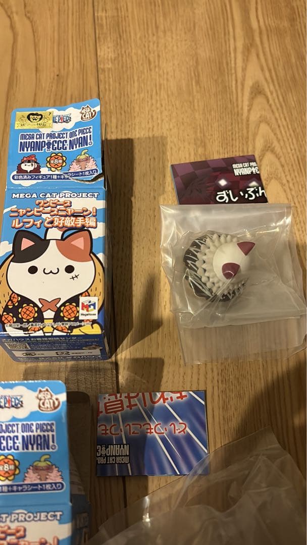 MEGA CAT ワンピース ニャンピース ルフィと好敵手 7種類セット