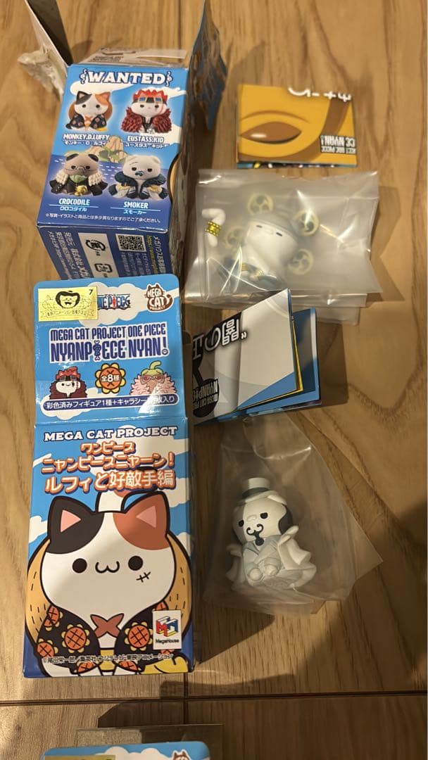 MEGA CAT ワンピース ニャンピース ルフィと好敵手 7種類セット