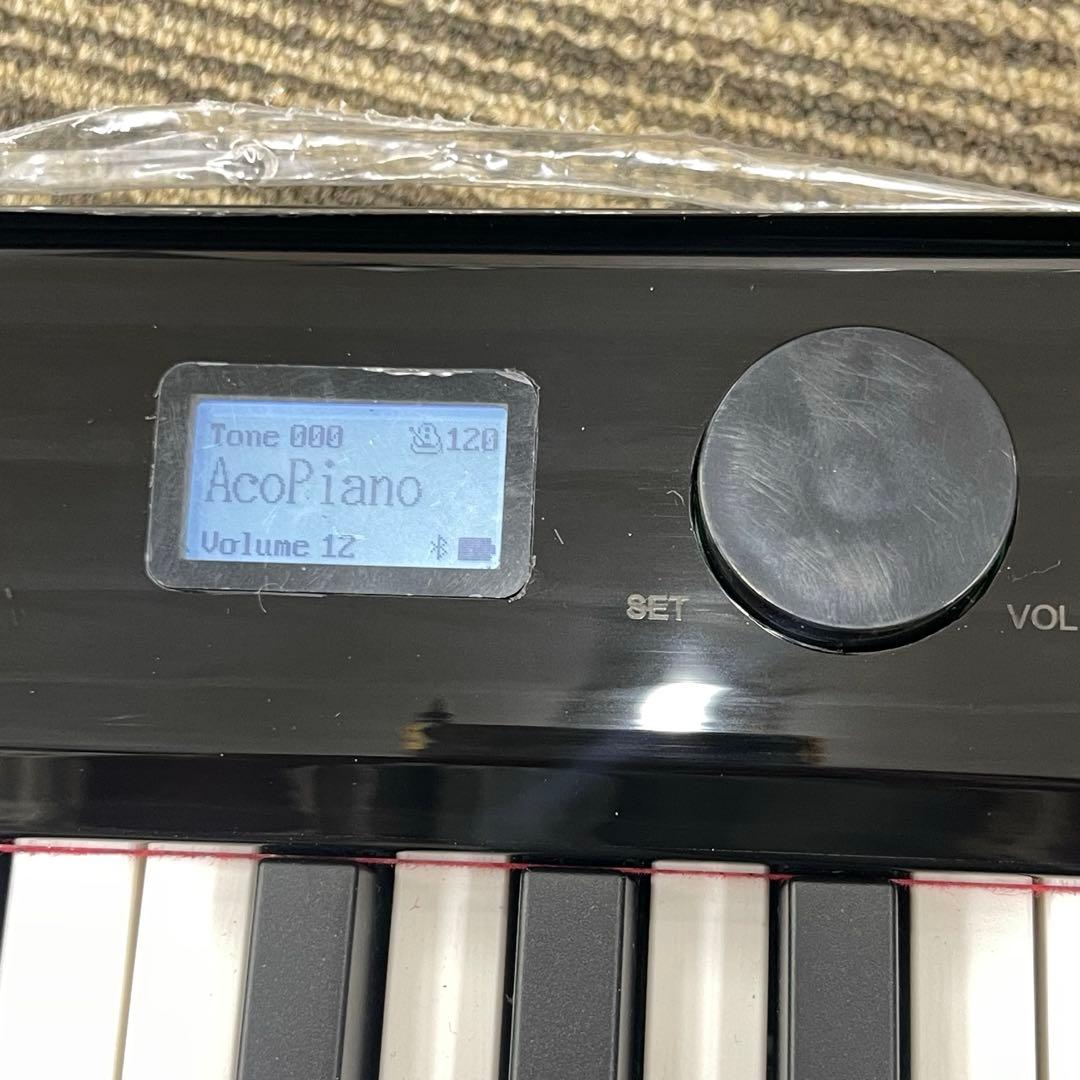 新品◆電子ピアノ 88鍵盤 折り畳み 多機能 黒 電子キーボード 充電式