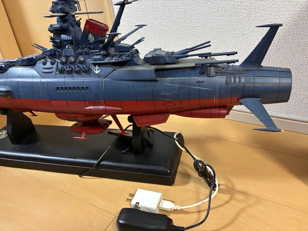 D*5様 宇宙戦艦ヤマト2199 完成品 台座付き 配線あり カスタム塗装 大型