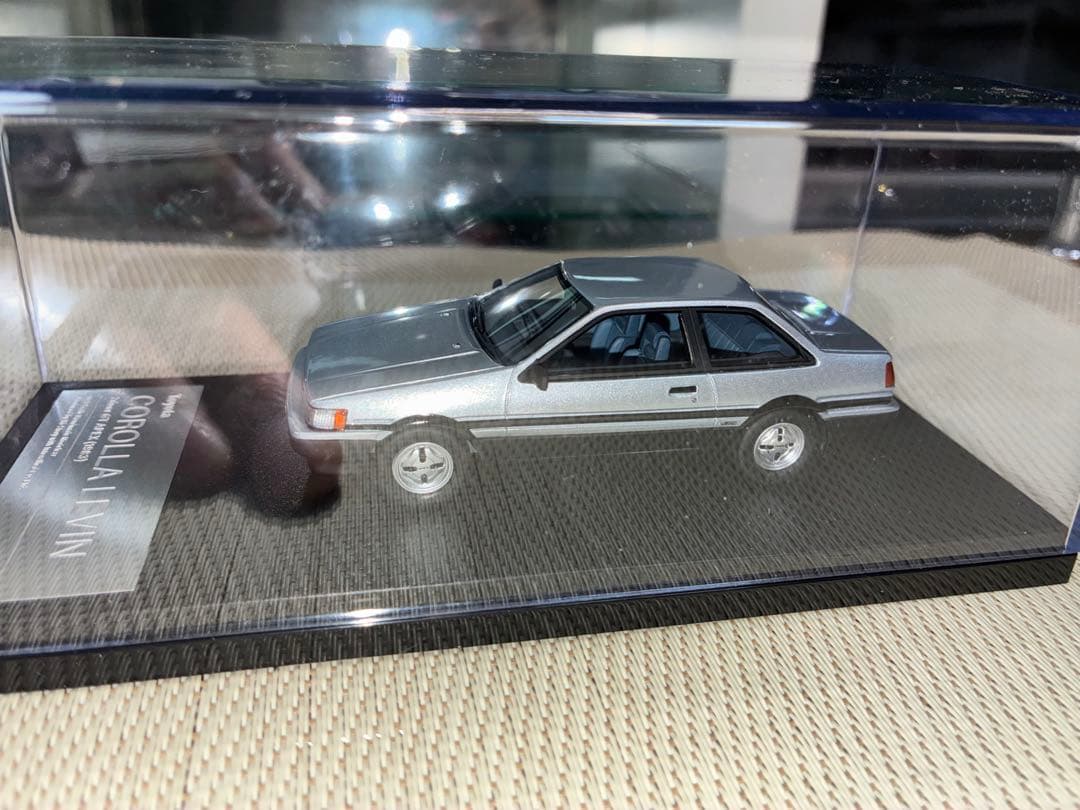 ハイストーリー 1/43 カローラレビン2D GT APEX(シルバー)