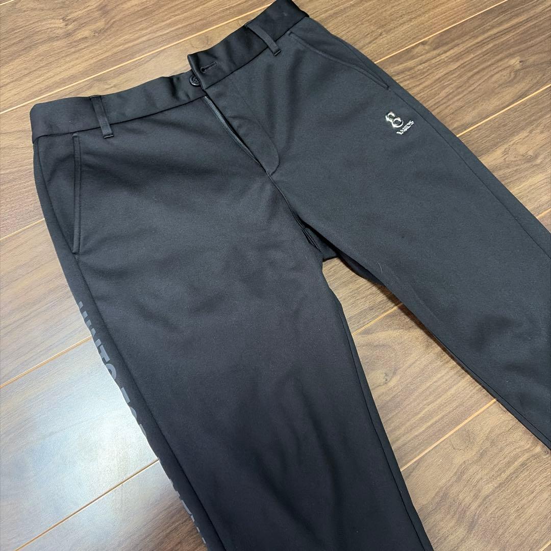 8 YARDS ゴルフ　ボンディングパンツ ブラック　L