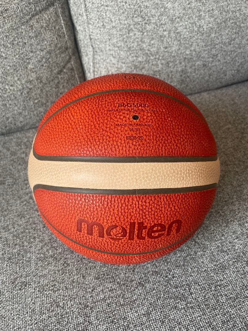 molten(モルテン)バスケットボール公式球6号B6G5000ボールケース付き