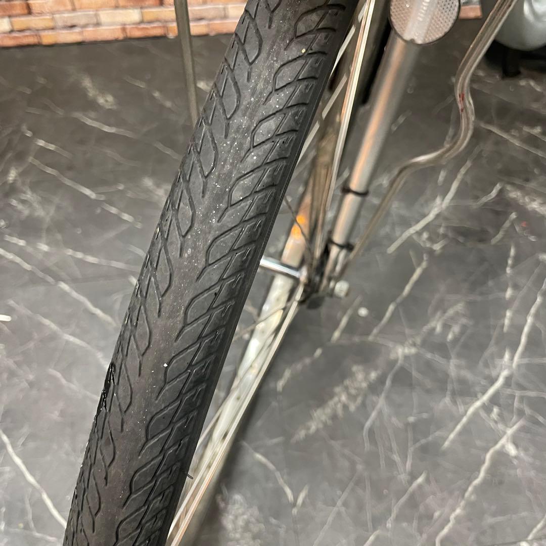 【44】電動自転車 YAMAHA With シルバー 26インチ