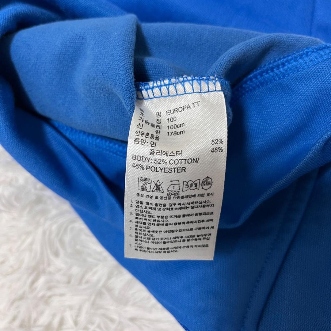 古着 adidas アディダス ブルー トラックジャケット ファイヤーバード