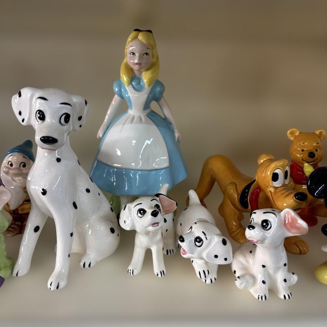 ディズニーフィギュア 陶器 置物 おまとめ
