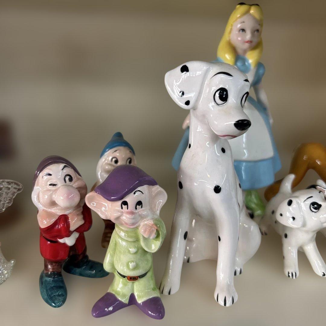 ディズニーフィギュア 陶器 置物 おまとめ