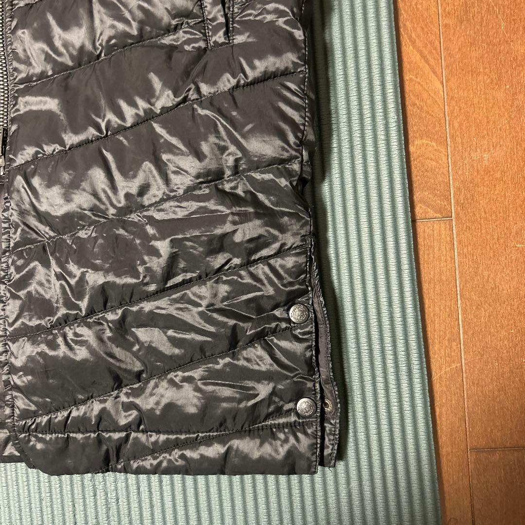 ATHLETA フード付き ブラックベンチコート140