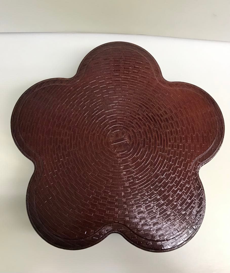 若泉漆器 竹目光梅弁当 溜 セット