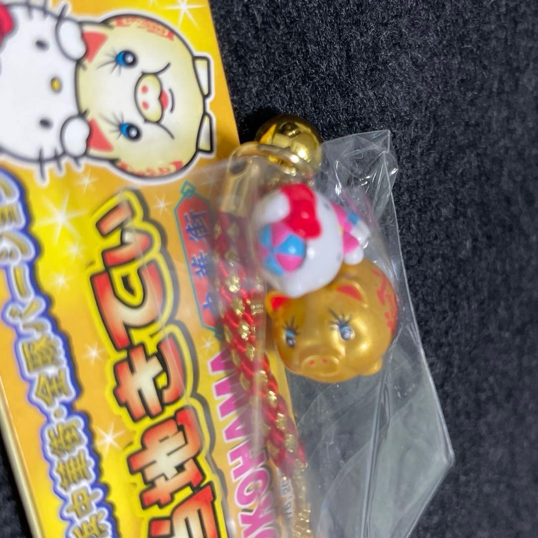 ご当地キティ根付け　横浜中華街　金豚