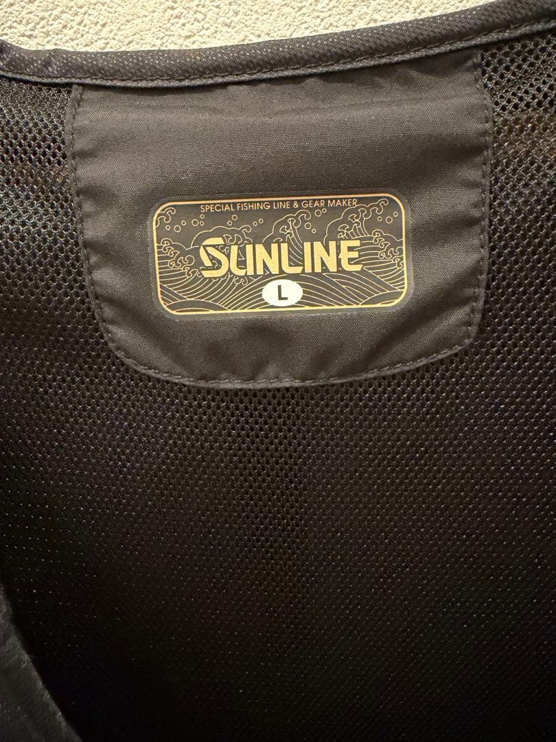 SUNLINE フィッシング用ライフジャケット ブラック