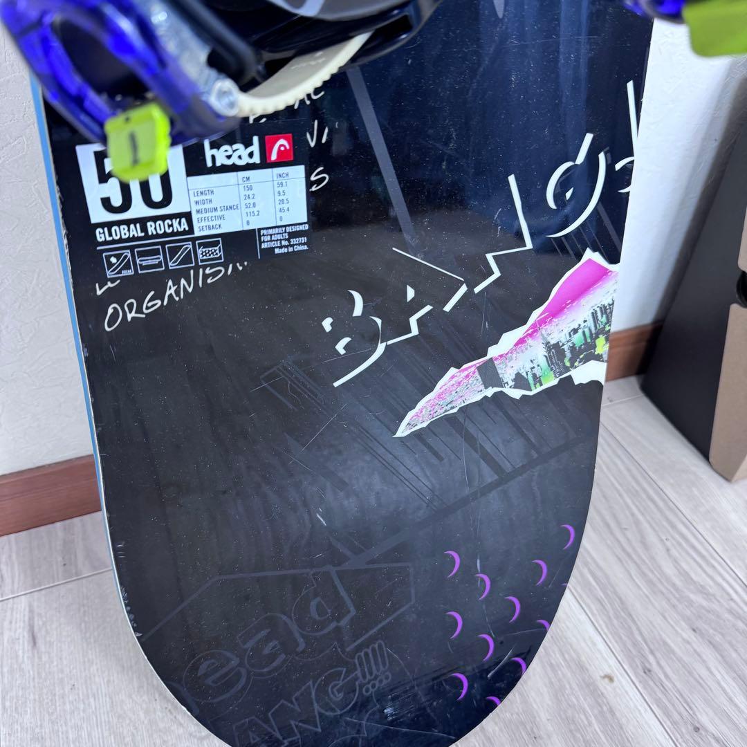 HEAD スノーボード 150cm 即乗りセット