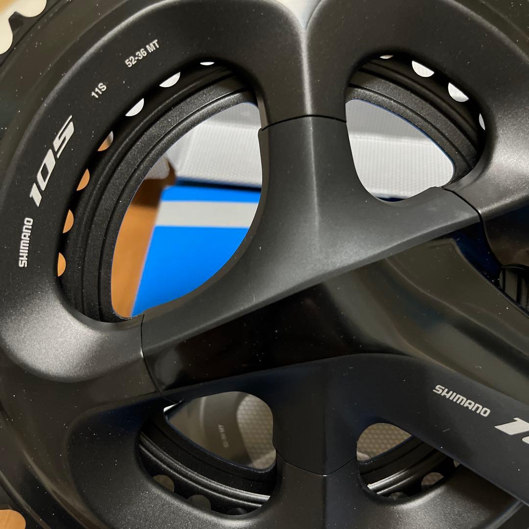 シマノFC-R7000 クランク52t-36 写真の変えチェーンリングなし