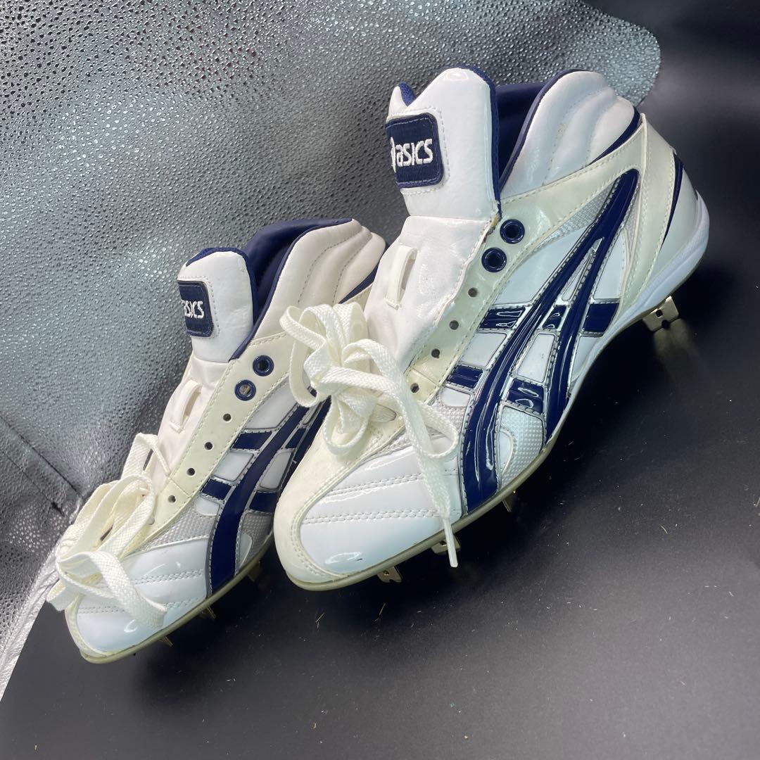 アシックス　asics 野球用ハイカットスパイク　25㎝