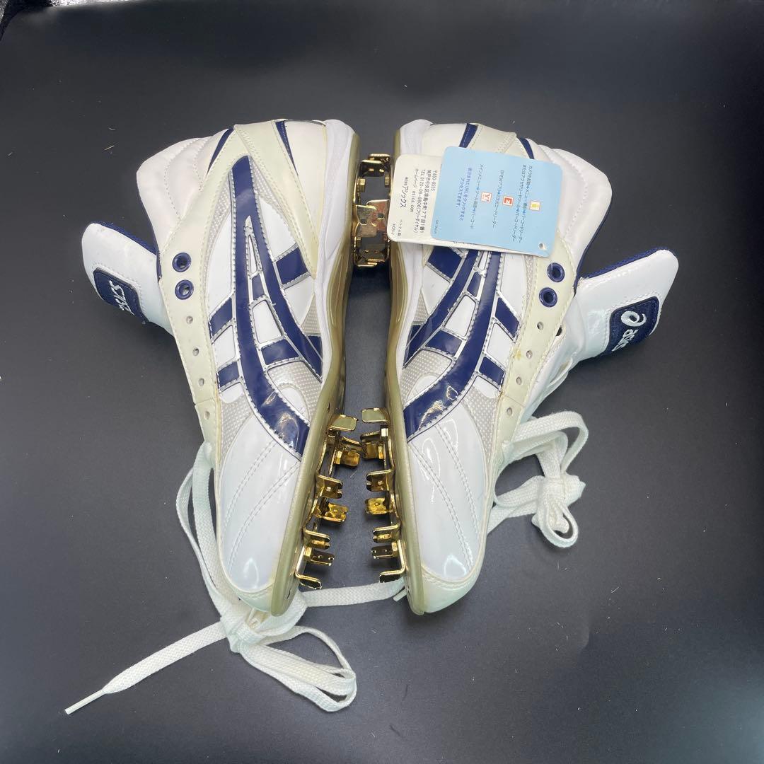 アシックス　asics 野球用ハイカットスパイク　25㎝