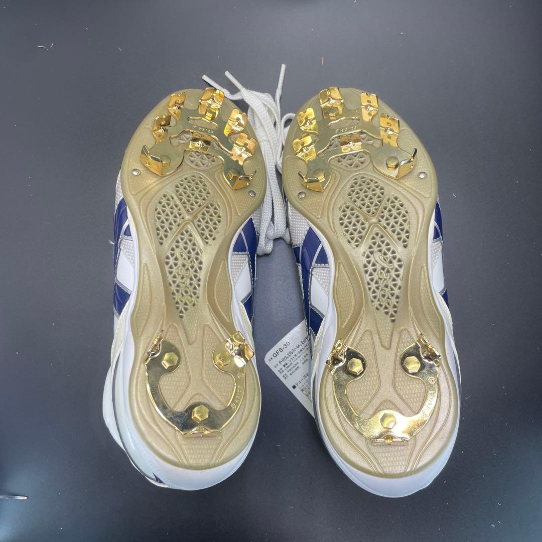 アシックス　asics 野球用ハイカットスパイク　25㎝
