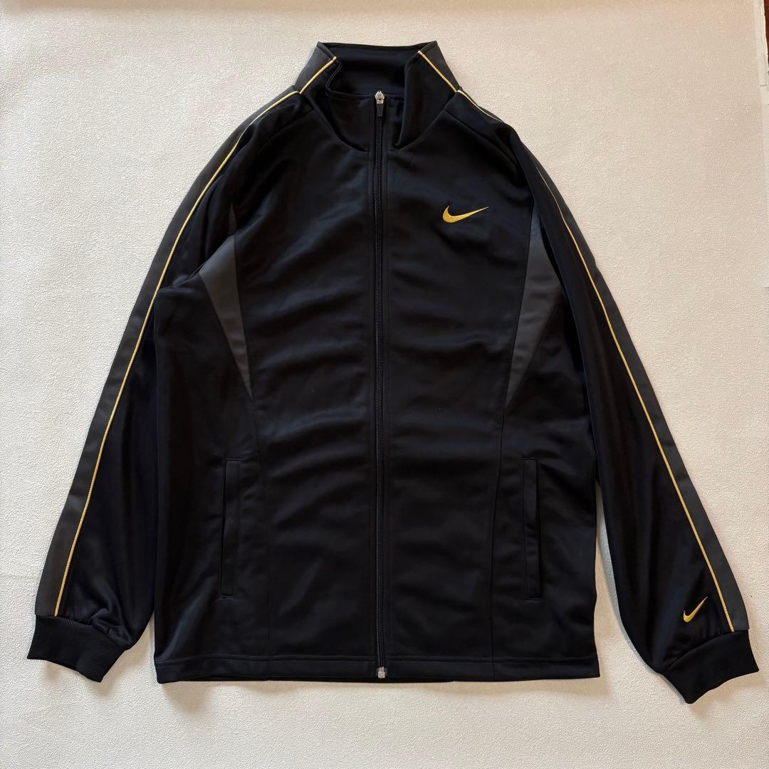 美品✨ NIKE ナイキ ジャージ 上下セット 黒 ゴールドM トレーニング