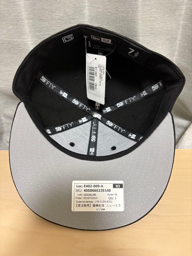 巨人プロコレクション ビジターキャップ NEW ERA セ・リーグ優勝記念モデル