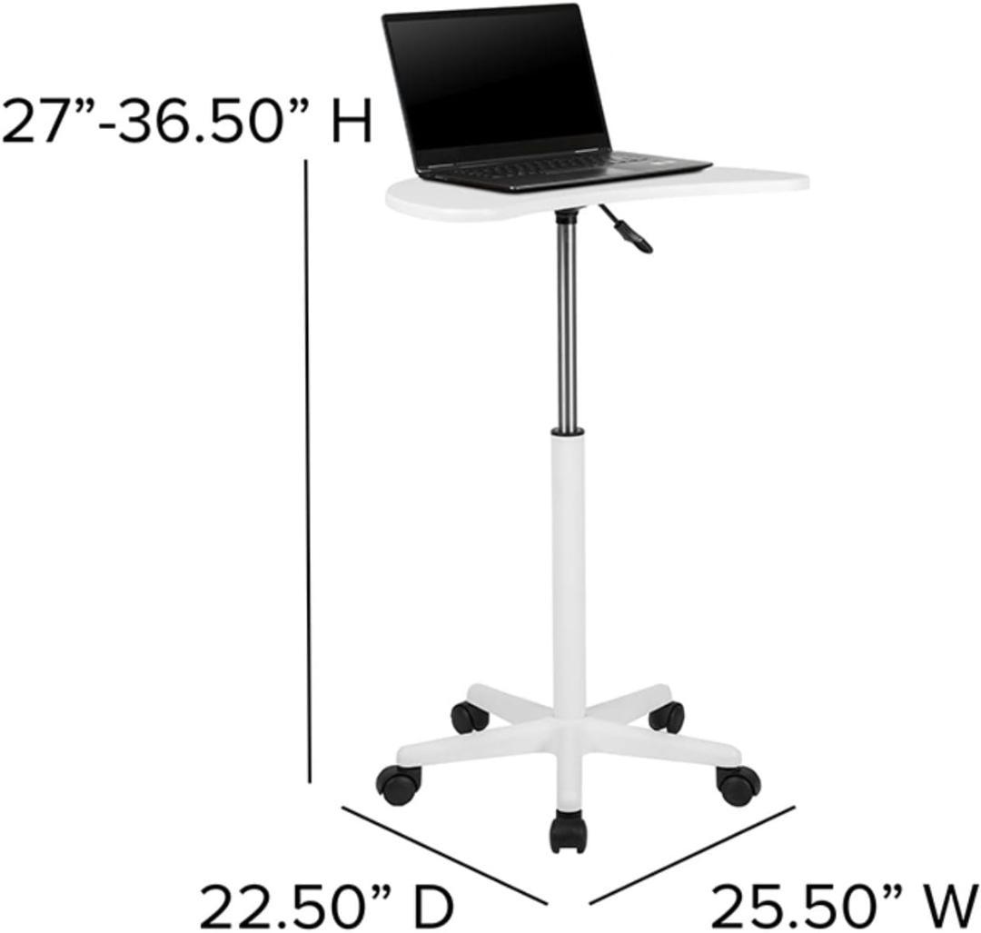 Flash Furniture 2792-WH ノートパソコンデスク ホワイト