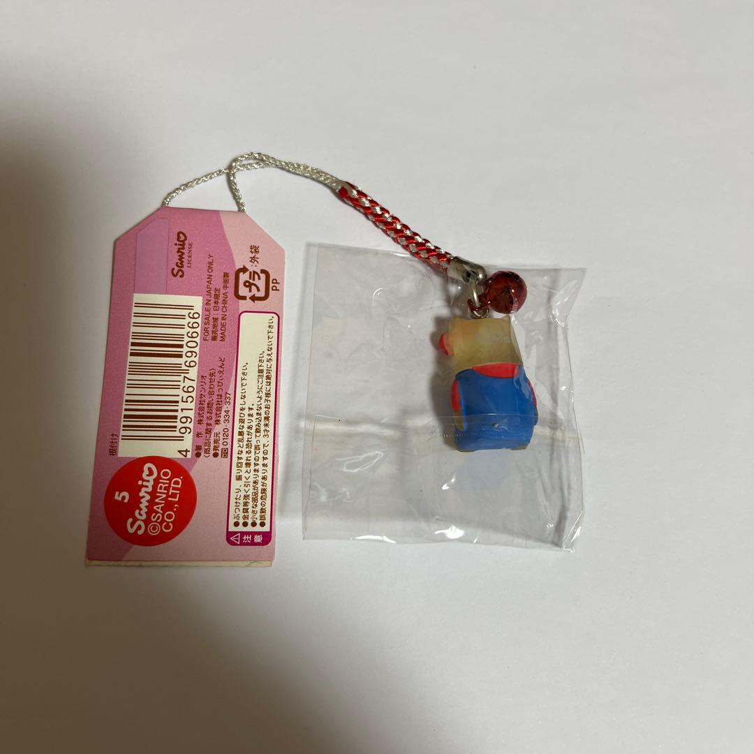 165 希少 キティ のんびり シリーズ 根付 ストラップ