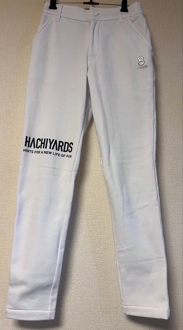 HACHYARDS レディース ロングパンツ ホワイト