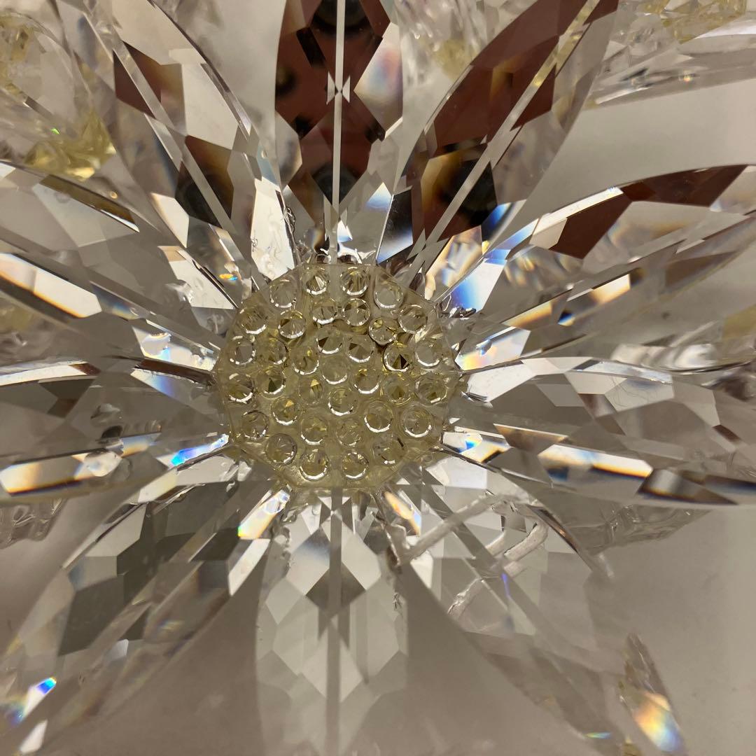 美品★ SWAROVSKI スワロフスキー　クリスタルガラス　エーデルワイス