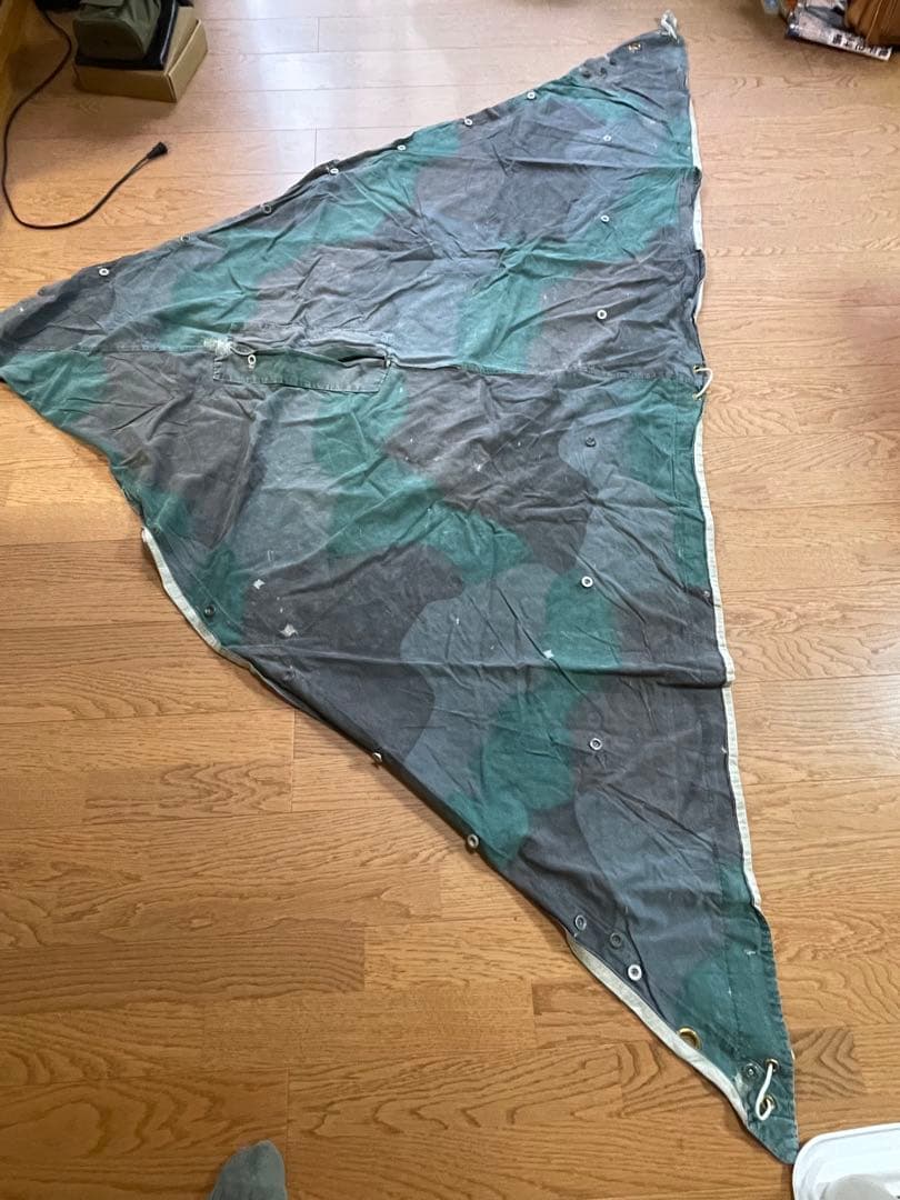 スウェーデン軍幕 used 4枚セット