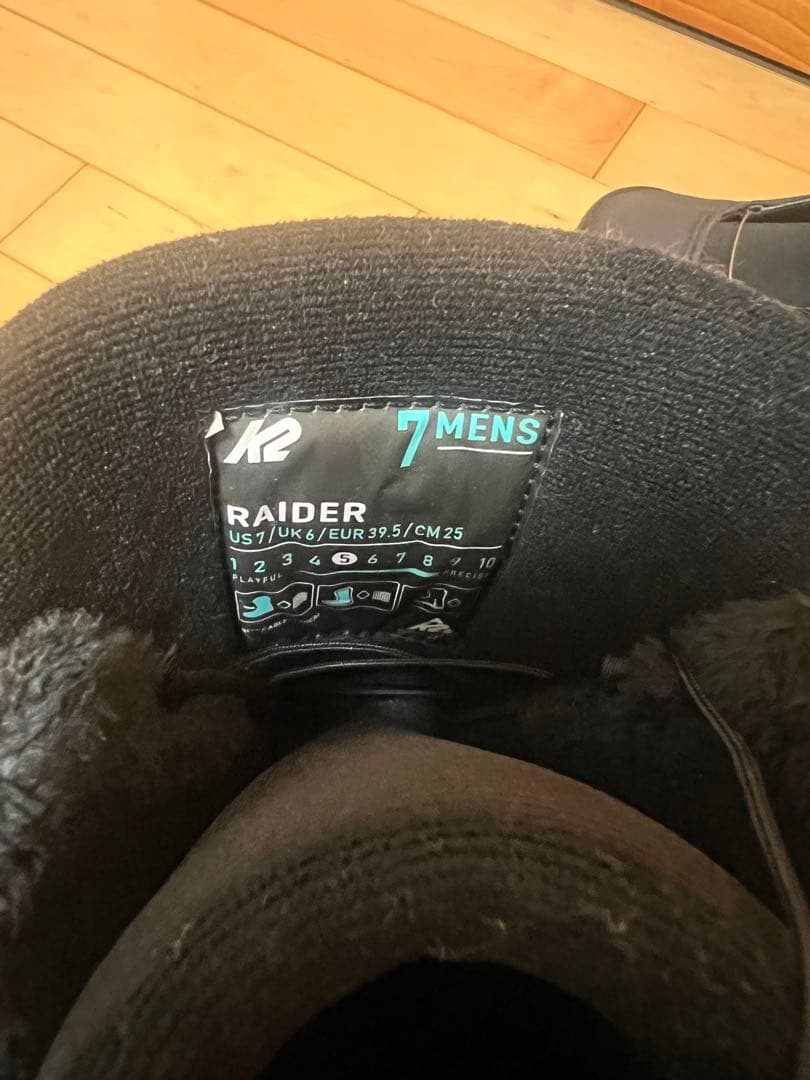 【ほぼ新品値下げ中】スノーボード　ブーツ　K2 RAIDER　25.0cm