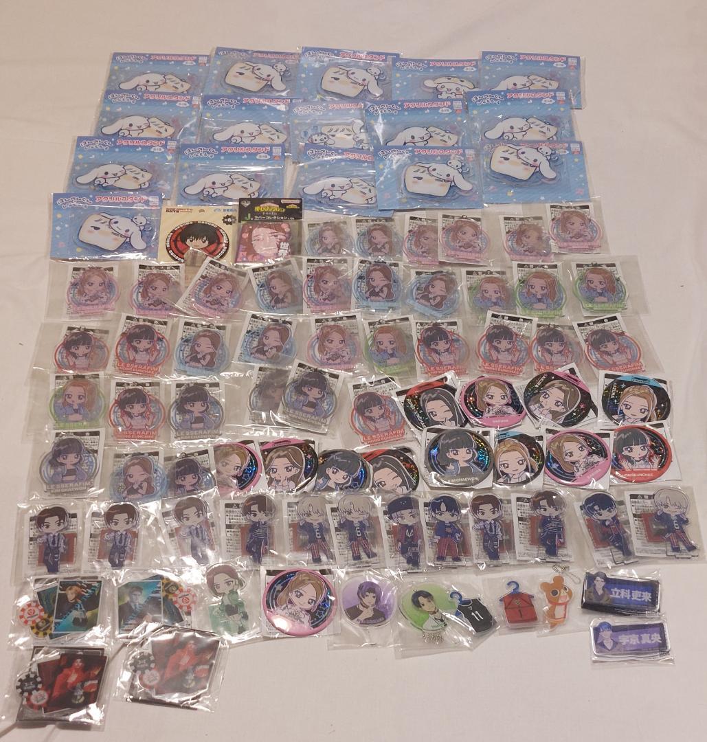 アクスタ　ストラップ　バッジ　まとめ売り　プライズ　大量　190点以上