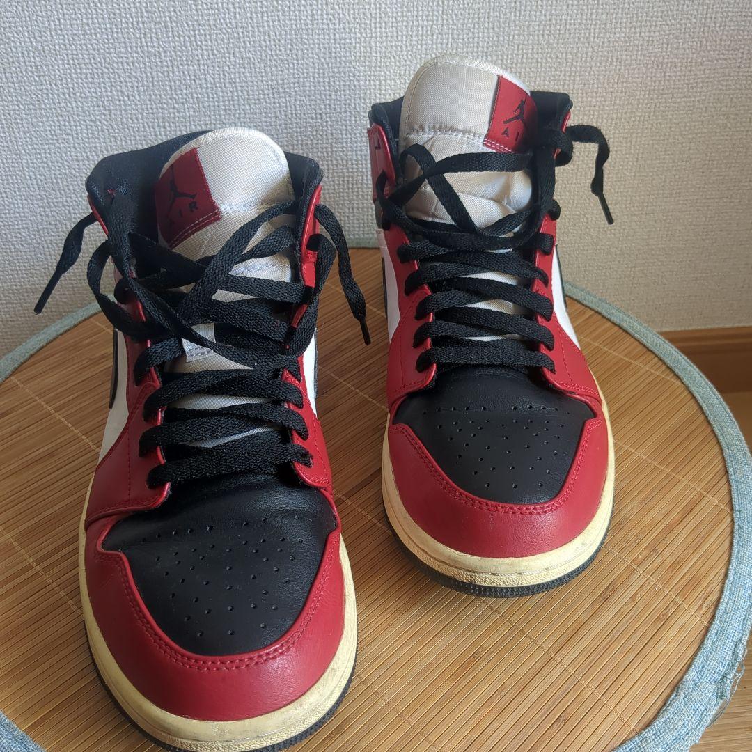 シューズ(男性用) AIR JORDAN 1 MID CHICAGO BLACK TOE