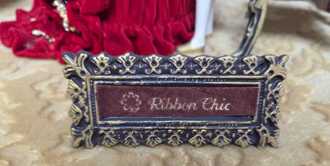 Ribbon Chic リボンシック ドールクロック人形 ヨーロッパ 舞踏会