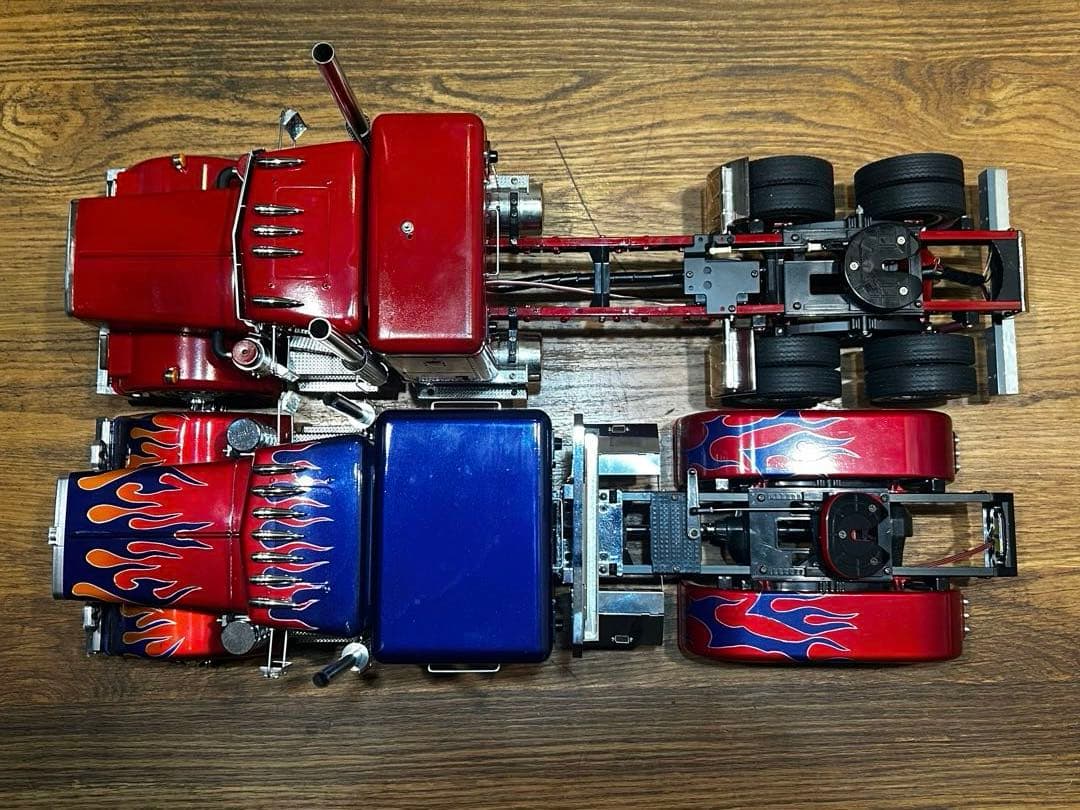 タミヤ1/14 キングハウラー改　フルオペ ローダウン