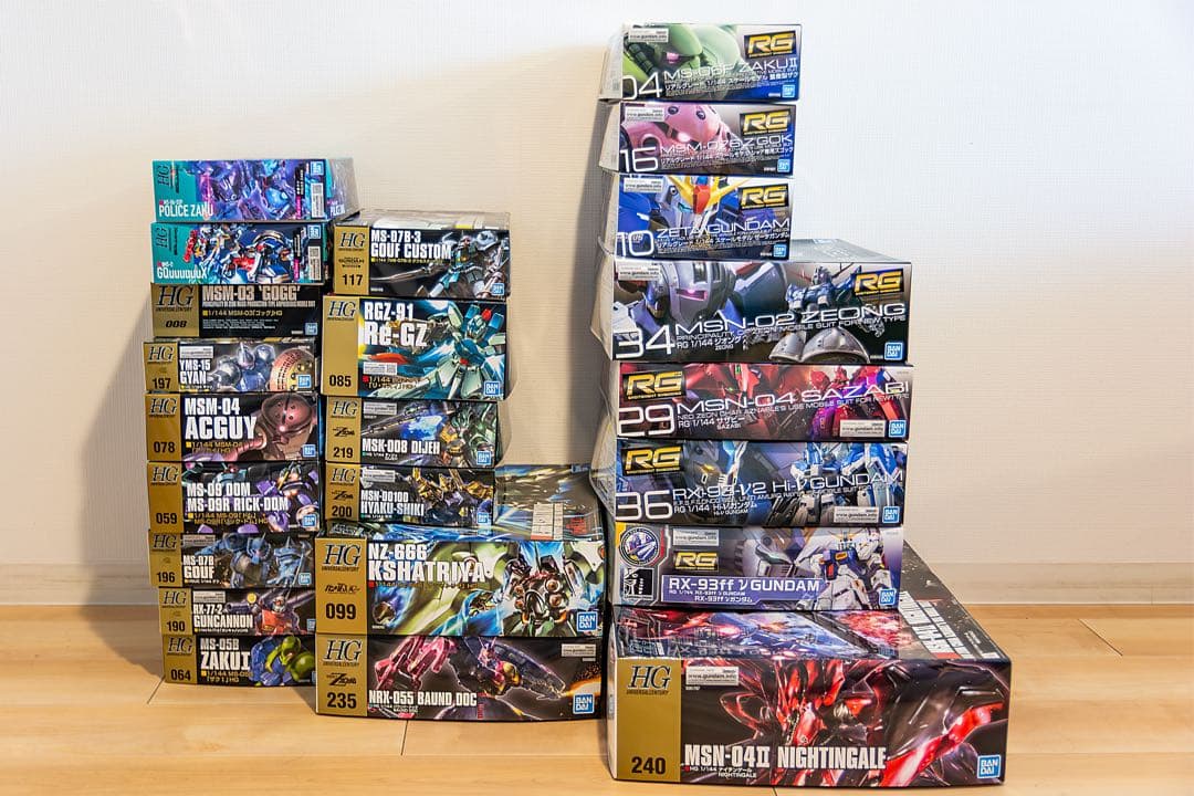 【ナイチンゲール】RG＆HGUC人気ガンプラまとめ売り