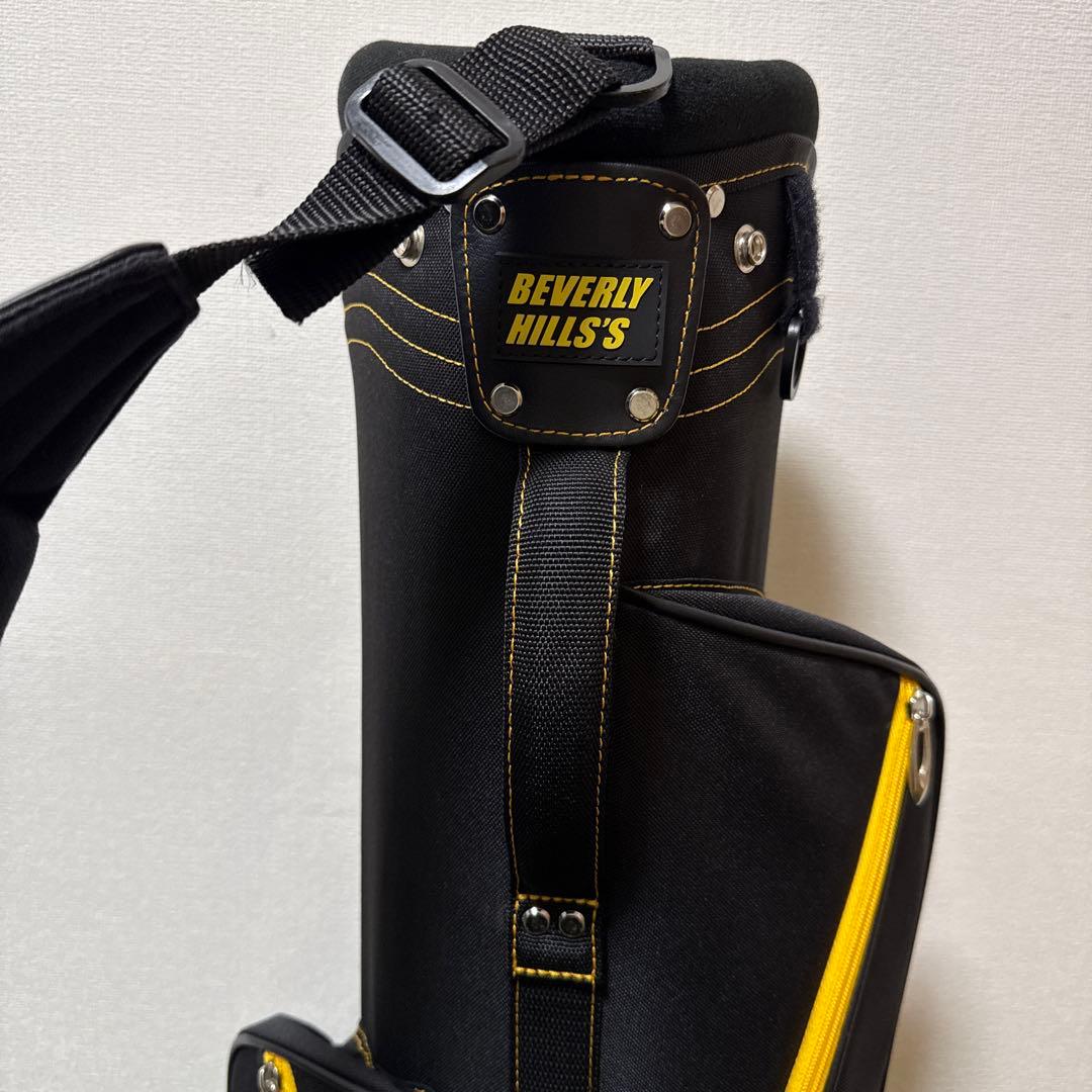 超美品 Beverly Hills キャディバッグ ハーフサイズ スタンド式