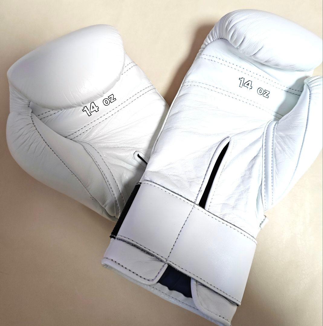 Winning ボクシンググローブ 14 oz ホワイト MS-500B 箱付き