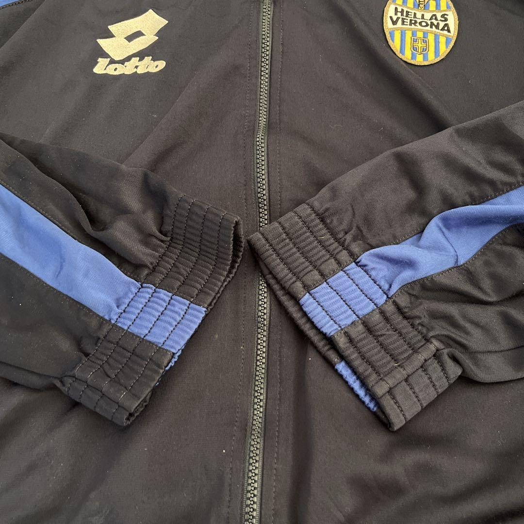 【希少】ロットLottoヴェローナ トラックトップ サッカー 刺繍ワッペン2XL