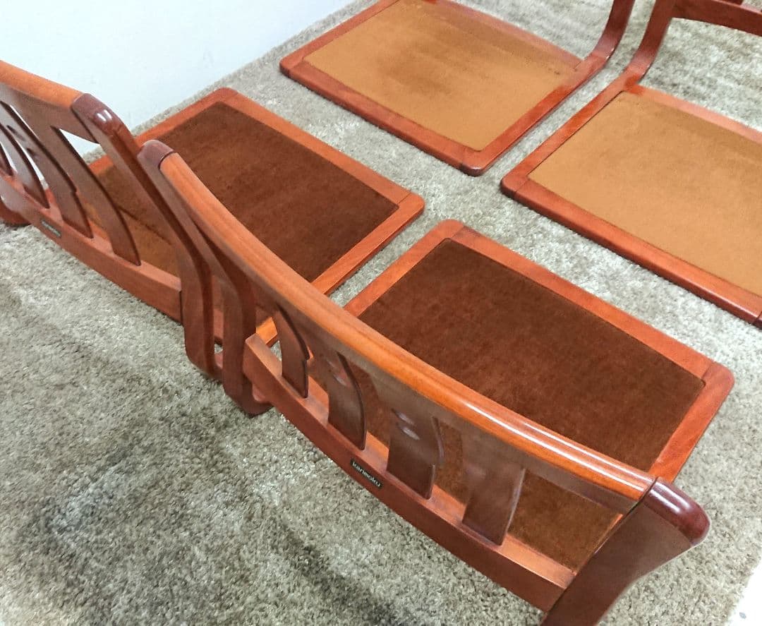 karimoku カリモク レトロ ビンテージ 座椅子 4脚セット