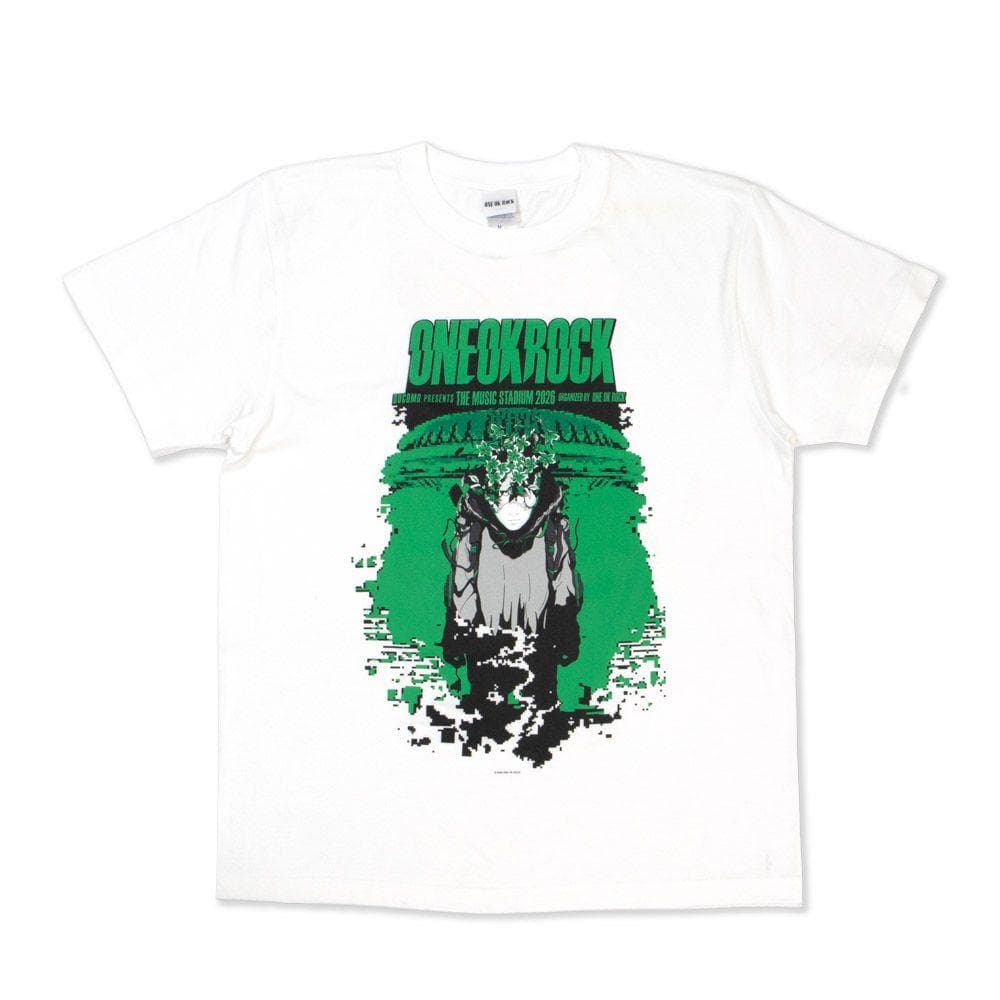 Ｍサイズ　ONE OK ROCK 2026 TMS Tシャツ-A WHITE 白