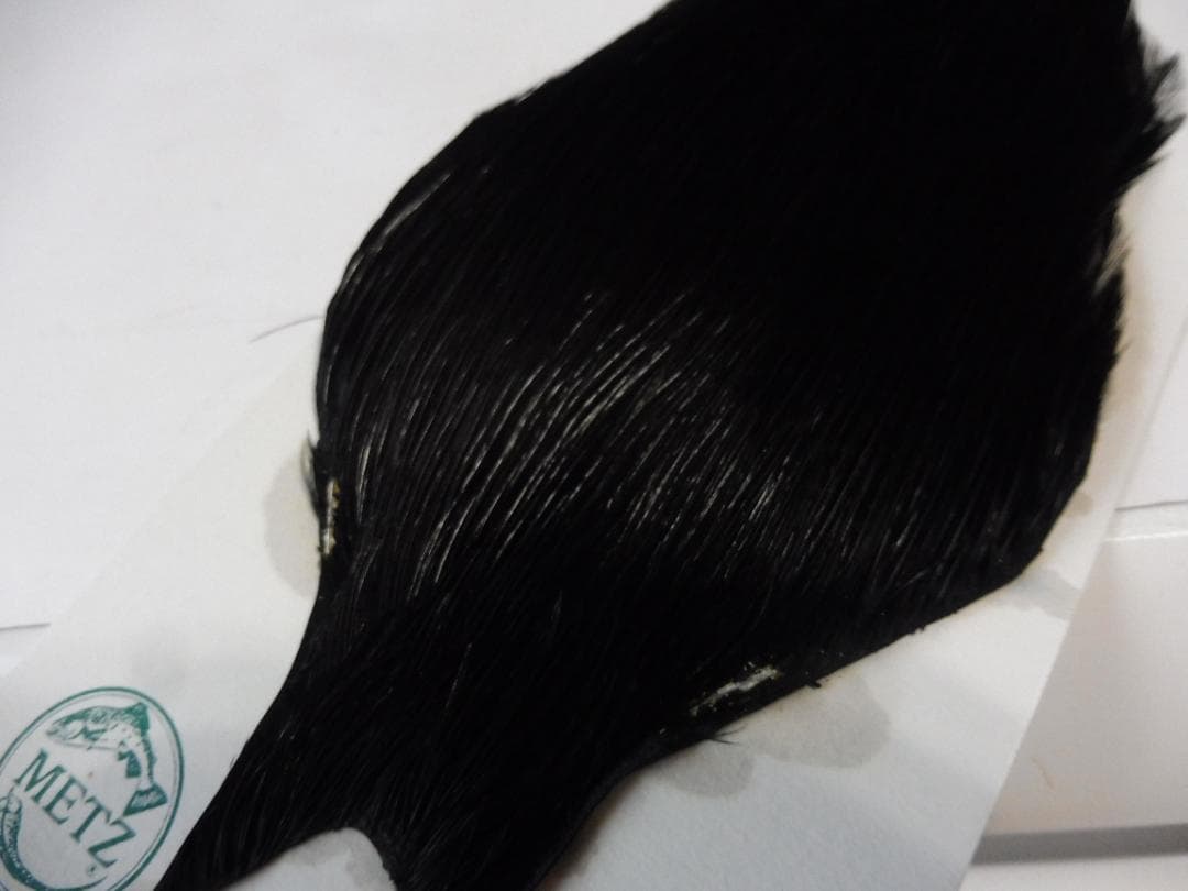 メッツ METZ コックハックルケープ DYED BLACK #2