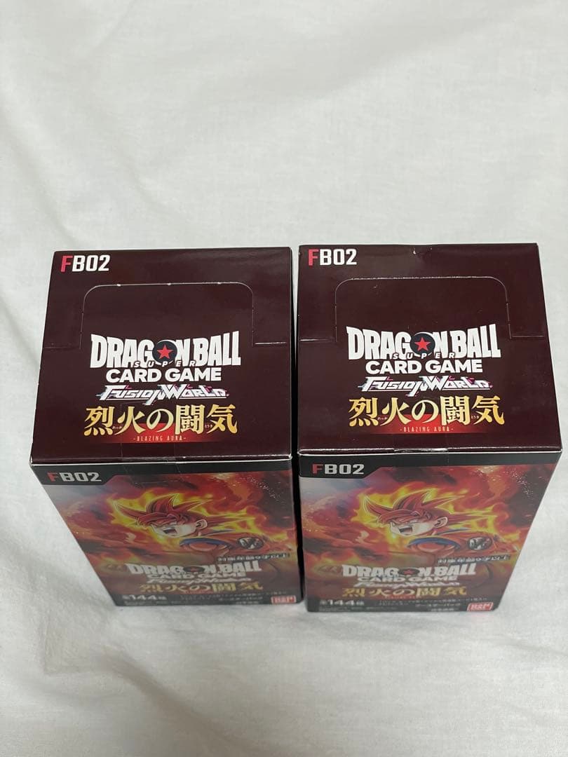 ドラゴンボールカードゲーム 烈火の闘気 未開封 BOX テープ付き