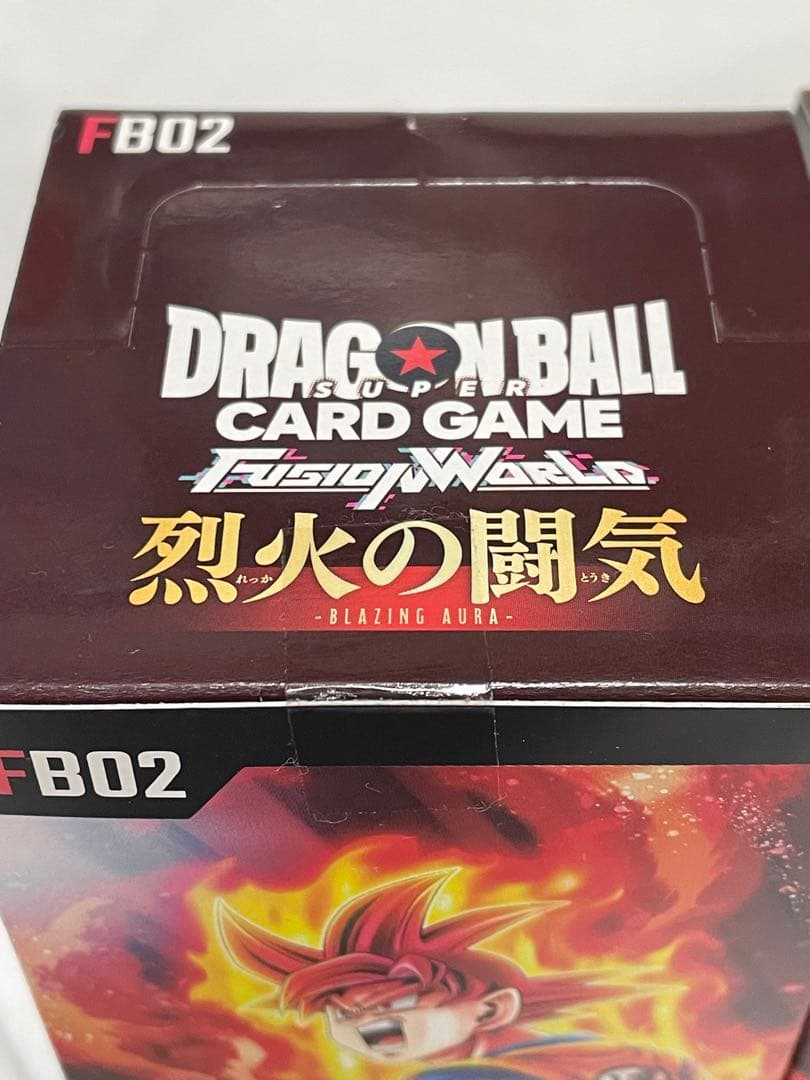 ドラゴンボールカードゲーム 烈火の闘気 未開封 BOX テープ付き
