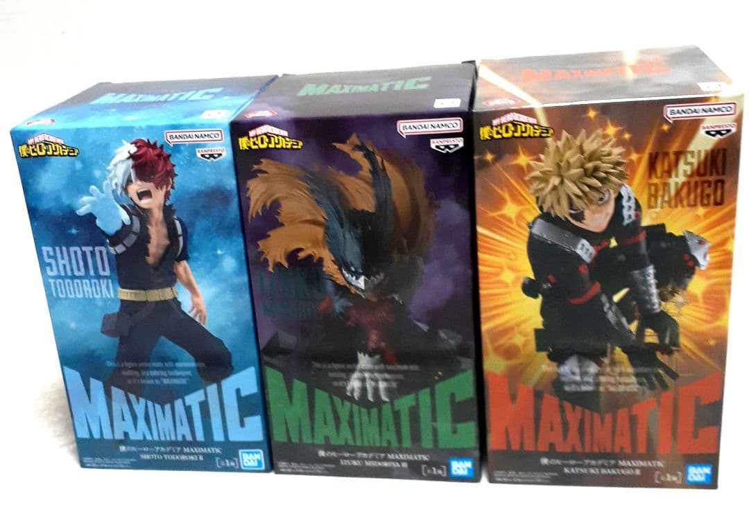 僕のヒーローアカデミア　緑谷出来　&　轟焦凍 　&　 爆豪勝己 フィギュアセット