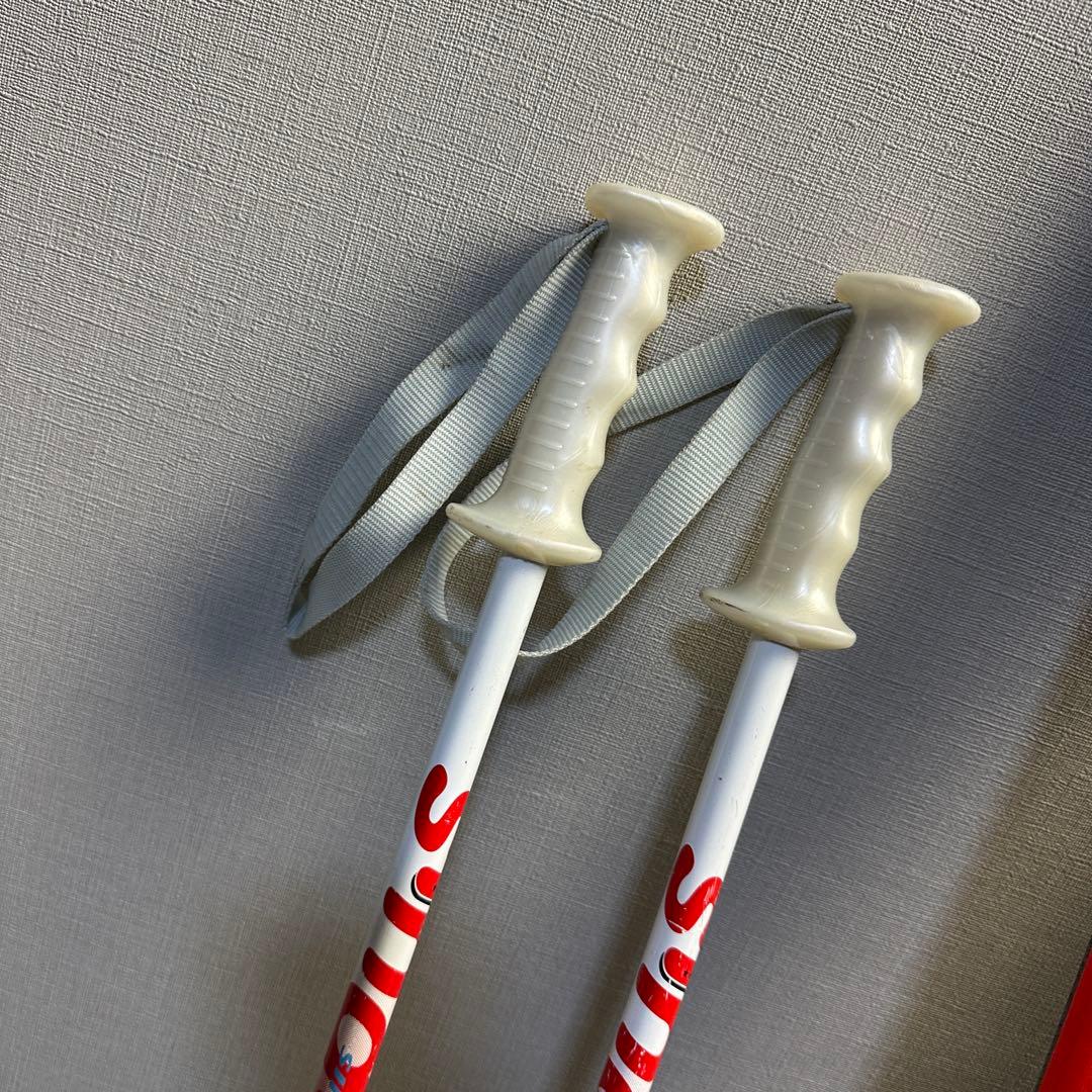 ロシニョール スキー板 ビンディング ストックセット ジュニア 中古