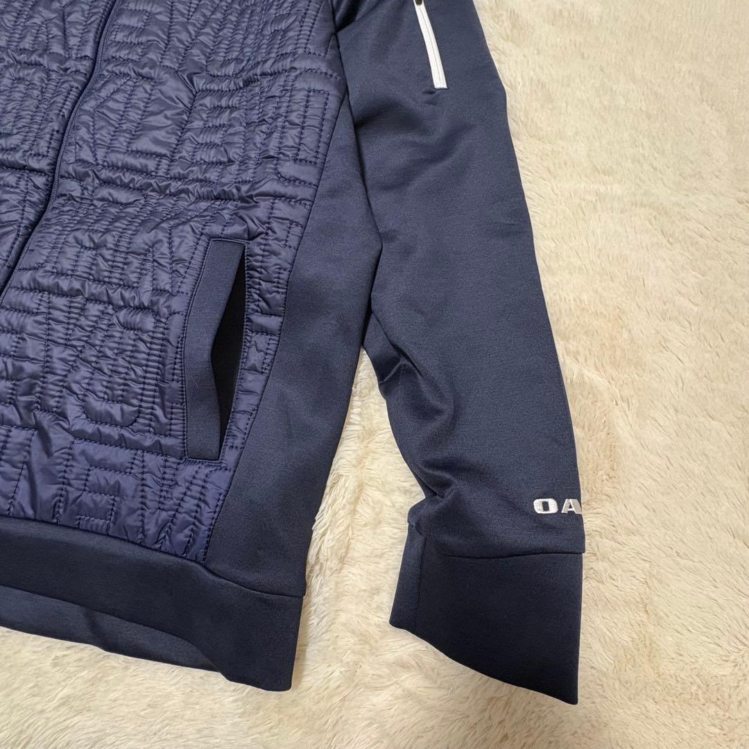美品 OAKLEY ハイブリッドフリースジャケット ブルゾン ゴルフウェア