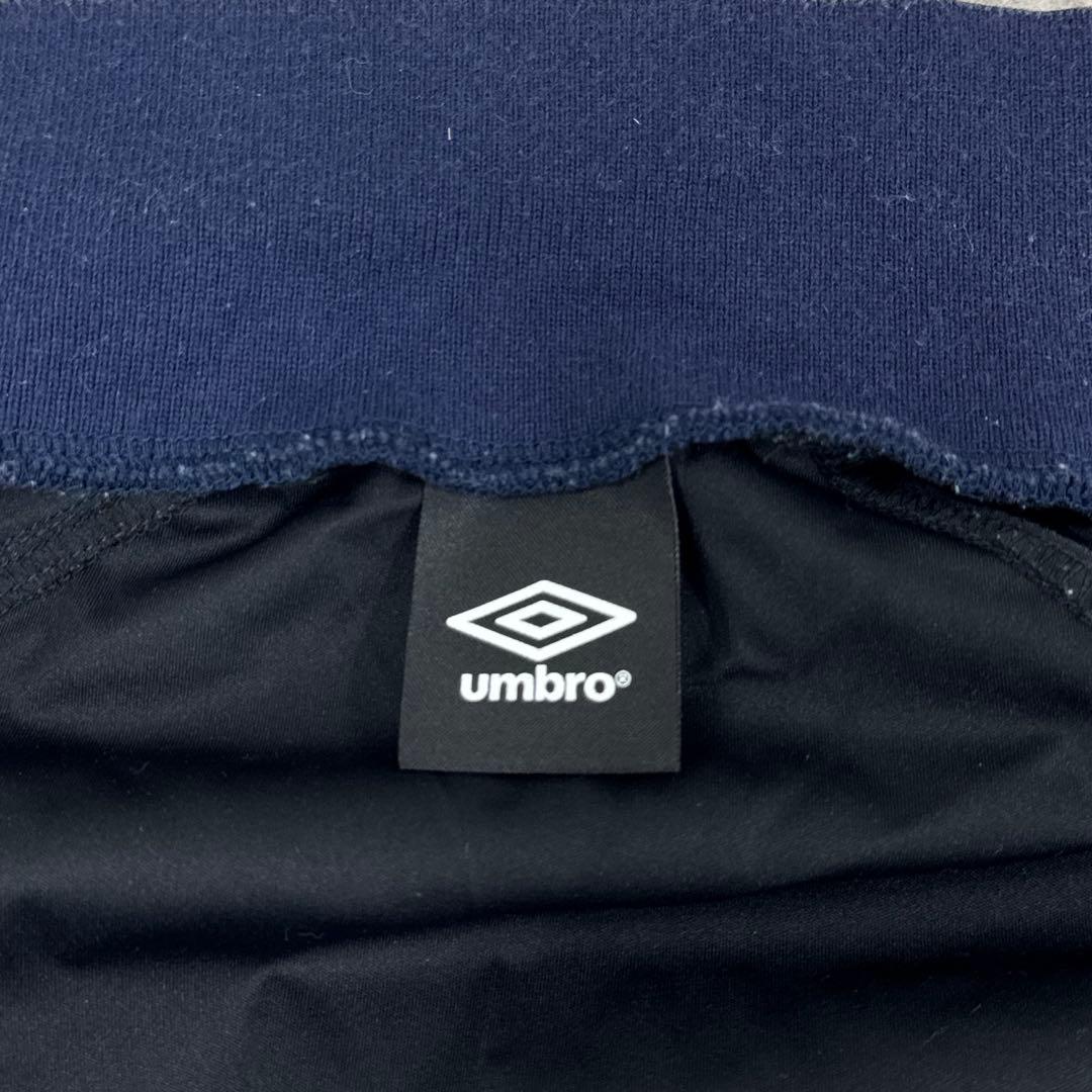 umbro アンブロ フェイクレザー セットアップ ネイビー サッカーウェア L
