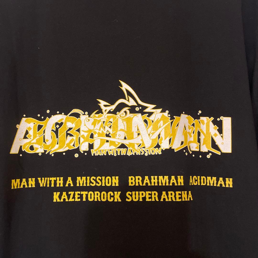 風とロック 2024 スリーマン Tシャツ XXLマンウィズ BRAHMAN