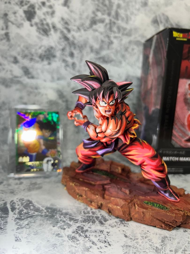 ドラゴンボール　リペイント　フィギュア　マッチメイカーズ　孫悟空　かめはめ波
