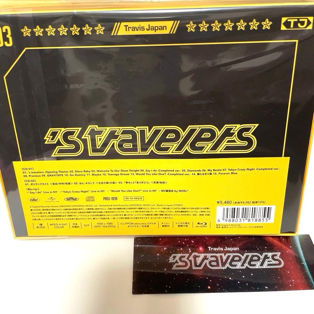 Blu-ray FC限定 TravisJapan 's travelers未開封