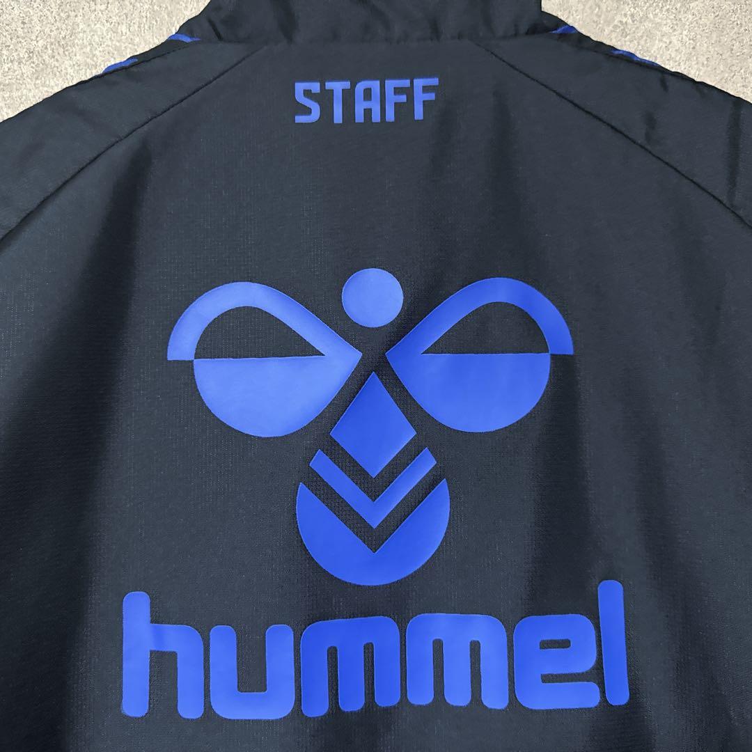 hummel ヒュンメル ガンバ大阪 STAFF ロゴ ナイロンジャケット M