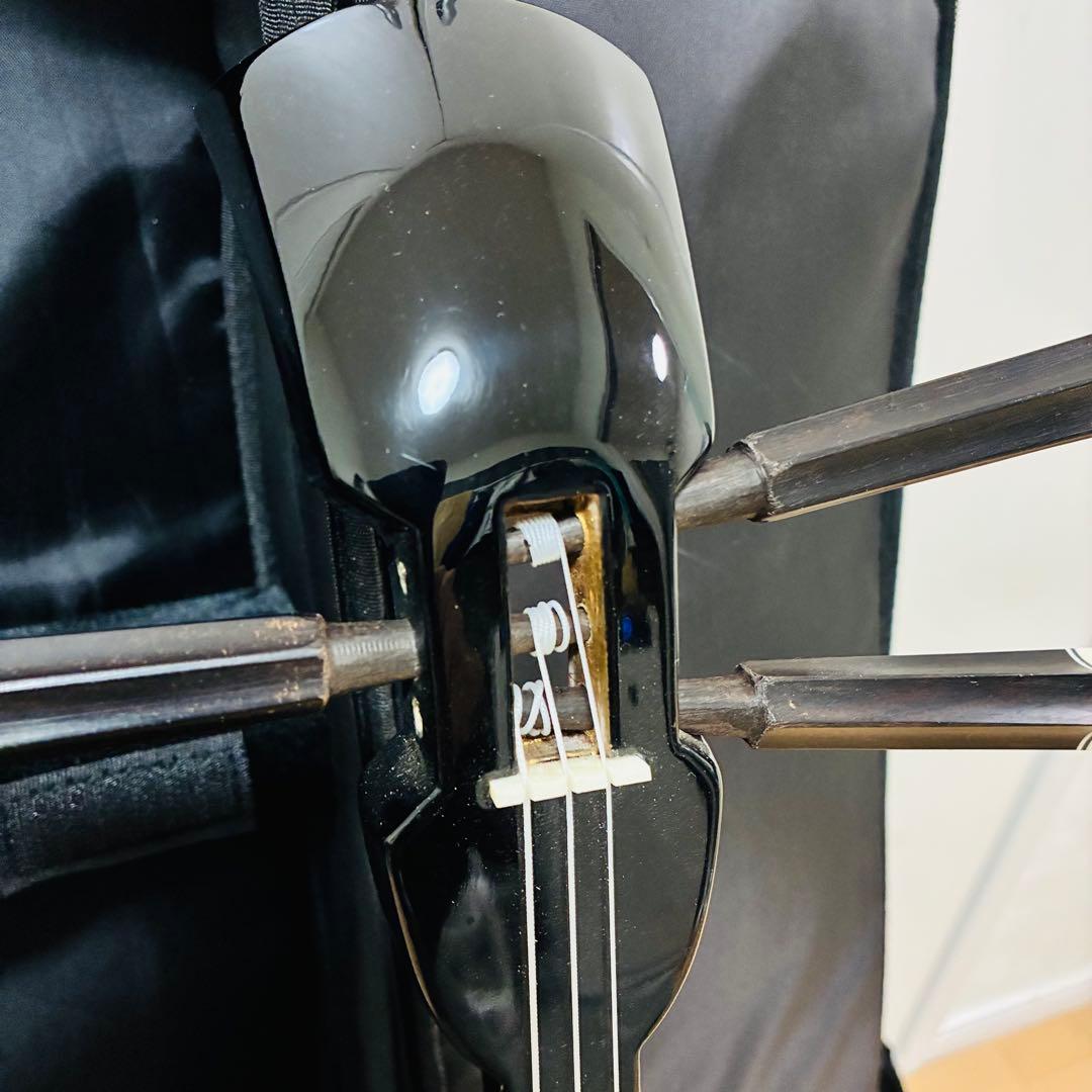 【美品】沖縄三線 入門用 初心者向け 人工皮 合皮 三味線 琉球和楽器